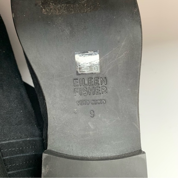 Eileen Fisher Rich Suede Bootie Ankle Sz 9 - Picture 7 of 7